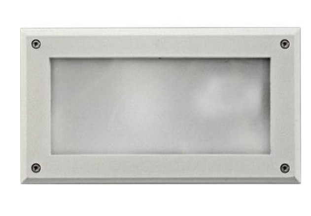 Dabmar Lighting DSL1009-W PL9 Open Face Step Light, Wattage 9W, Voltage 120V, White