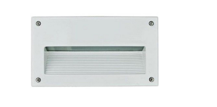 Dabmar Lighting DSL1037-W PL7 Recessed Lens Step Light, Wattage 7W, Voltage 120V, White