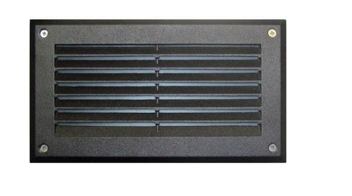 Dabmar Lighting DSL1048-B Step Light Louvered Down, Wattage 13W, Dl-13-Gu24, Voltage 120V