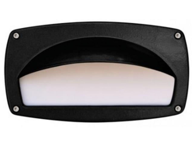 Dabmar Lighting DSL1049-B PL9 Hooded Step Light, Wattage 9W, Voltage 120V, Black