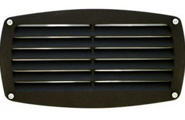 Dabmar Lighting DSL1079-BZ PL5 Louvered Down Step Light, Wattage 9W, Voltage 120V, Bronze Finish