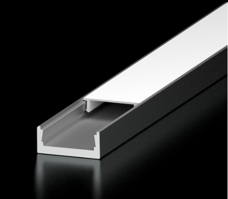 Diode LED DI-CPCHC-CLT48 48" Slim Channel Architectural Clear Lens Cover - Single