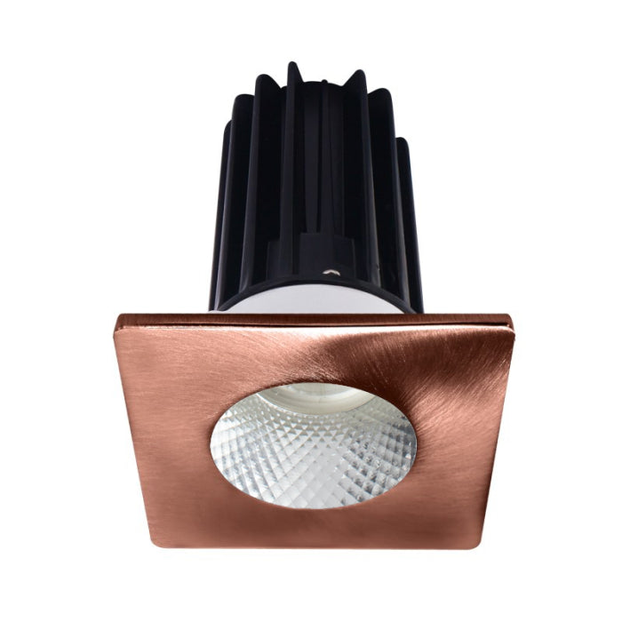 Lotus LED Lights LED-2-S8W2-5CCT-2RRDM-2STCP 8W 5CCT Selectable Recessed LED Downlight with Diamond Reflector and Shower Trim Copper