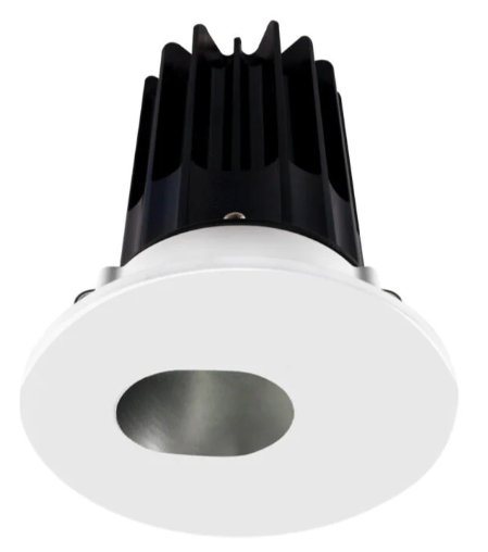 Lotus LED Lights LED-2-S8W2-5CCT-2RRCH-2RSA-60D 2 inch Recessed Downlight LED, Wattage 8W, Multi-Color Temperature, Lumens 600 lm, 60° Beam Angle, Chrome Reflector, Round Slot Aperture Trim, Black