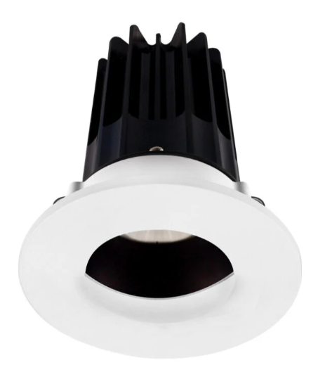 Lotus LED Lights LED-2-S8W2-3018K-2RRBZ-2RWW 2 inch Recessed Downlight LED, Wattage 8W, Color Temperature Dim to Warm 3000-1800K, Lumens 600 lm, 38° Beam Angle, Bronze Reflector, Round Wall Wash Trim