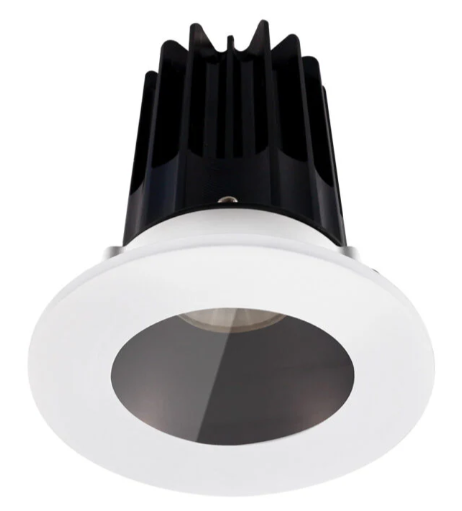 Lotus LED Lights LED-2-S8W2-3018K-2RRBZ-2RST 2 inch Recessed Downlight LED, Wattage 8W, Color Temperature Dim to Warm 3000-1800K, Lumens 600 lm, 38° Beam Angle, Bronze Reflector, Round Shower Trim