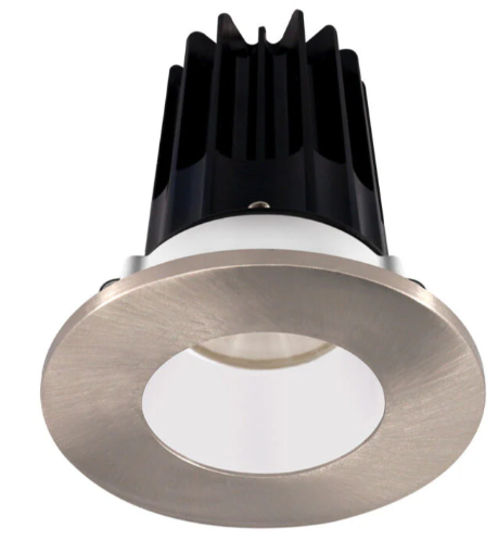 Lotus LED Lights LED-2-S8W2-3018K-2RRWH-2RTBN-60D 2 inch Recessed Downlight LED, Wattage 8W, Dim to Warm 3000-1800K, Lumens 600 lm, 60° Beam Angle, White Reflector, Round Brushed Nickel Trim