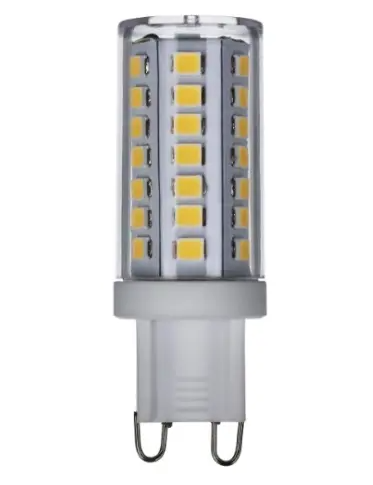 SATCO S11239 LED T4 Bulb, Dimmable, G9, Wattage 5W, Lumens 500lm, Voltage 120V, Color Temperature 5000K, Clear