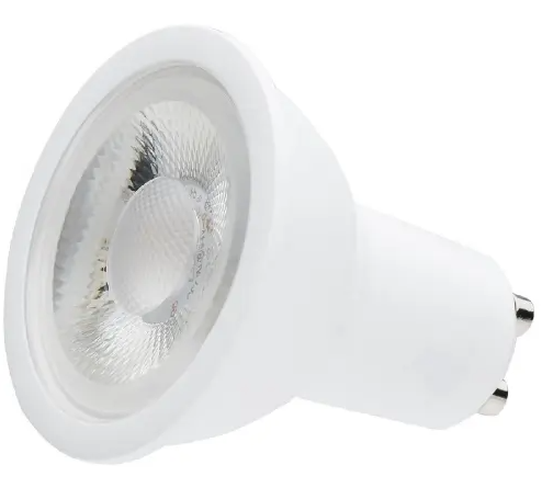 Satco S21745 LED MR16 Bulb, Flood, GU10, Wattage 5.5W, Lumens 500 lm, Voltage 120V, Color Temperature 5000K