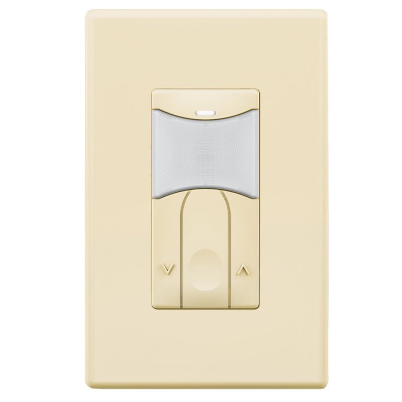 SensorWorx SWX-133-1-D-LA Wall Switch Sensor - Dual Tech + Daylight Detection - Manual On - 0-10V Dimming - Stand Alone - 12-24V - Light Almond