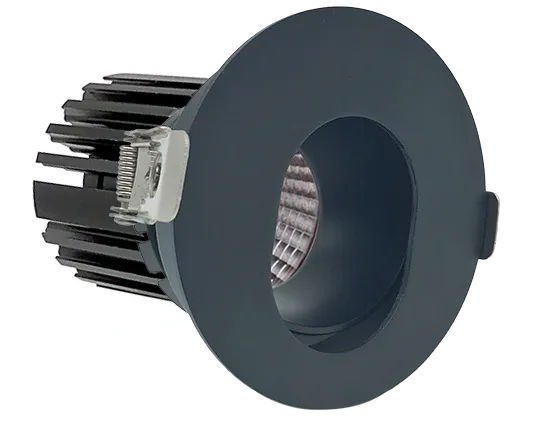 Westgate LRD-10W-MCT5-3WTRSL-BK 3" Led Winged Recessed Downlight, Slot Trim, Wattage 10w, CCT Selectable, 700 Lumens, Voltage 120v, Black