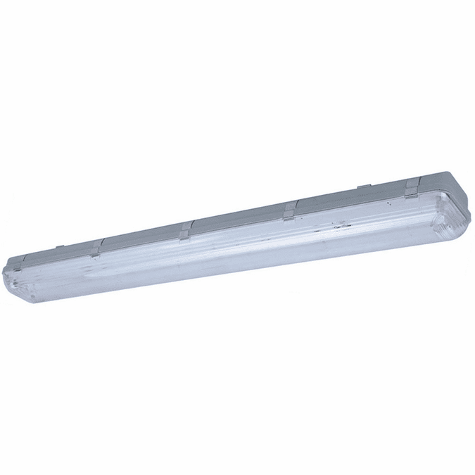 Cyber Tech Lighting C48232VP-LED Fluorescent Outdoor Retrofited Vapor Tight Flush Ceiling Light Fixture
