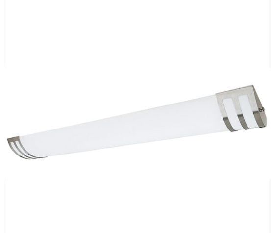 Cyber Tech Lighting C48SAT/NS-LED 48" 35W LED Puff Saturn Ceiling Fixture Nickel Satin, Opal Lens 3000K, 3500K, 4000K