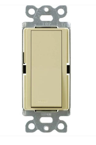 Lutron CA-3PSNL-IV Claro 3 - Way Switch with Nightlight - 15A - lvory Finish