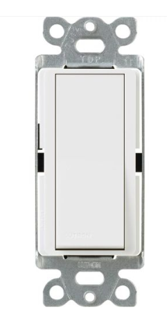 Lutron CA-3PSNL-WH Claro 3 - Way Switch with Nightlight - 15A - White Finish