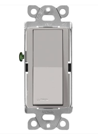 Lutron CA-4PS-GR Claro 4-Way Switch - 15A - Gray Finish