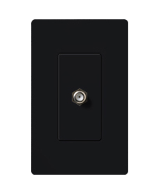 Task Lighting CA-CJH-BL Claro Single Cable Jack, Black Finish