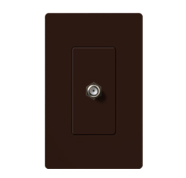 Task Lighting CA-CJH-BR Claro Single Cable Jack, Brown Finish
