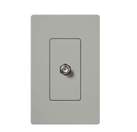 Task Lighting CA-CJH-GR Claro Single Cable Jack, Gray Finish