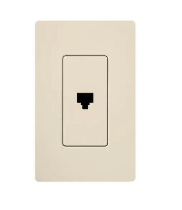 Task Lighting CA-PJ-LA Claro Phone Jack - Light Almond Finish