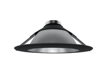 EnvisionLED CADM-4-CSH-BLK 4-in CADM-Line Commercial Downlight Reflector, Clear, Black Trim