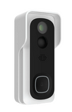 Feit Electric CAM/DOOR/WIFI/BATG2 Wired or Battery-Powered Smart Wi-Fi Video Doorbell Camera with Motion Detection and Two-Way Audio Pack 1