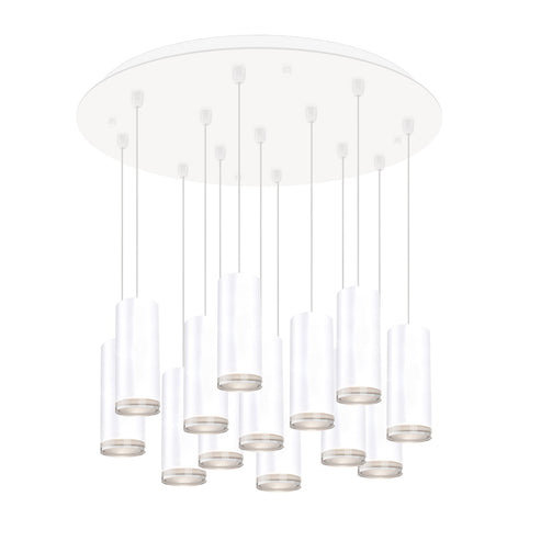 Kuzco Lighting MP401431WH-13 Cameo 3-in 13 Head Multi Pendant Ceiling Light - CCT: 3000K - Finish: White