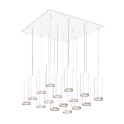 Kuzco Lighting MP401431WH-16 Cameo 3-in 16 Head Multi Pendant Ceiling Light - CCT: 3000K - Finish: White