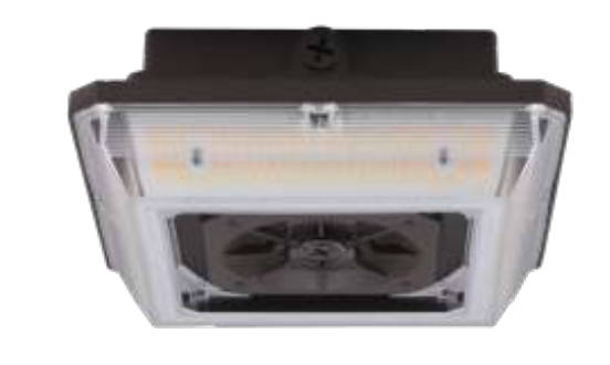 Westgate CAX-30-60W-MCTP-SR Angled-Beam Garage Canopy Light, Selectable Color Temperature W/ Sensor Ready