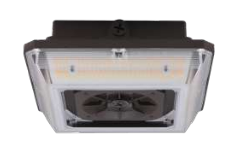 Westgate CAX-60-90W-MCTP-SR Angled-Beam Garage Canopy Light, Selectable Color Temperature W/ Sensor Ready