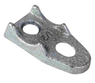 ORBIT CBS-125 1-1/4" Malleable Clamp Back Spacer