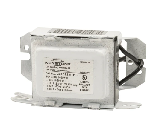 Keystone CC1322MTP 13-22W 2-Pin Compact Fluorescent Magnetic Ballast