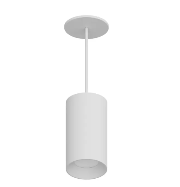 DMF Lighting CCPR08C81530WHO C-Series 8" LED Round Pendant Mount Cylinder - 1,500 Lumens - 3000K - 8' Cord - 120-277V - White