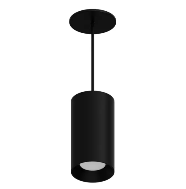 DMF Lighting CCPR08C81540BKO C-Series 8" LED Round Pendant Mount Cylinder - 1,500 Lumens - 4000K - 8' Cord - 120-277V - Black