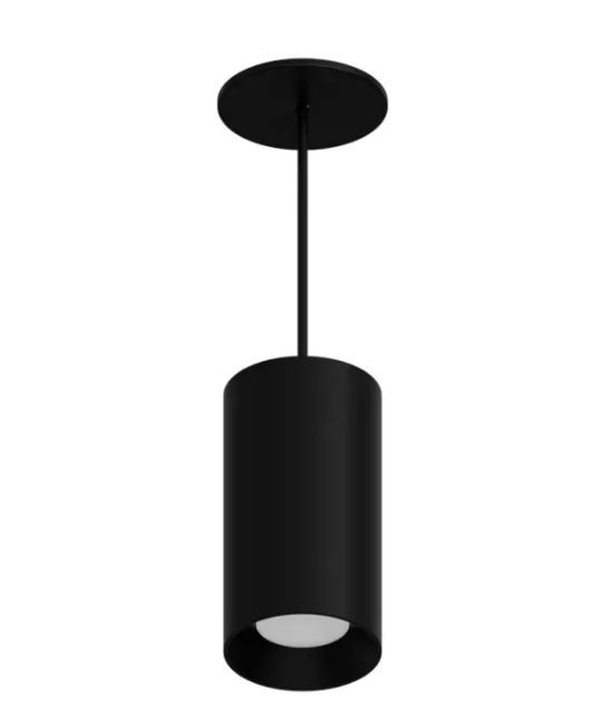 DMF Lighting CCPR08C82030BKO C-Series 8" LED Round Pendant Mount Cylinder - 2,000 Lumens - 3000K - 8' Cord - 120-277V - Black