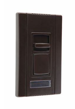 Wattstopper CD3FB103P277 Tiitan Series Fluorescent 3 Wire Dimmer, Narrow, Brown, Preset 10A, Voltage 277V