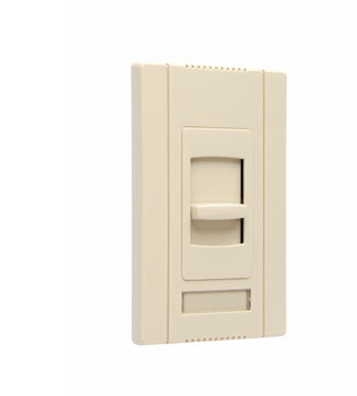 Wattstopper CD4FBI Titan Series Fluorescent 4 Wire Slide Dimmer, Single Pole, Voltage 24VDC, Ivory