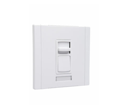 Wattstopper CDFB103PGRY Slide Dimmer, Electronic Single Pole, 2-Wire, 3-Way, Preset 10A - Gray Finish