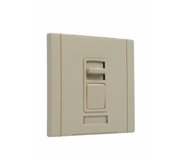 Wattstopper CDFB103PI Slide Dimmer, Electronic Single Pole, 2-Wire, 3-Way, Preset 10A - Ivory Finish