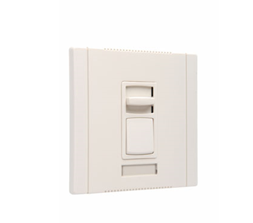 Wattstopper CDFB103PLA Slide Dimmer, Electronic Single Pole, 2-Wire, 3-Way, Preset 10A - Light Almond Finish