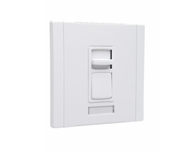 Wattstopper CDFB103PW Slide Dimmer, Electronic Single Pole, 2-Wire, 3-Way, Preset 10A - White Finish