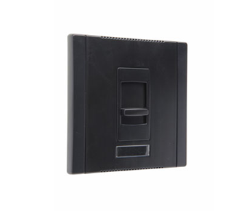 Wattstopper CDFB10BK Slide Dimmer, Electronic Single Pole, 2-Wire, 10A - Black Finish