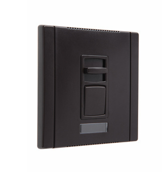 Wattstopper CDFB163P Titan Series Fluorescent 2-Wire Slide Dimmer with Preset, Single-Pole, 3-Way, 16A, Brown