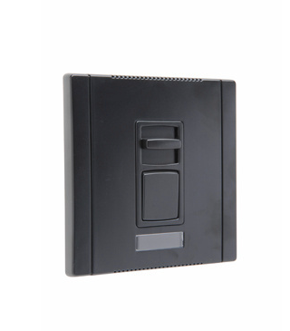 Wattstopper CDFB163PBK Titan Series Fluorescent 2-Wire Slide Dimmer with Preset, Single-Pole, 3-Way, 16A, Black