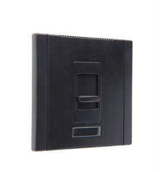 Wattstopper CDFB16BK Titan Series Fluorescent 2-Wire Slide Dimmer, Single-Pole, 16A, Black