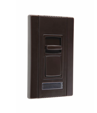 Wattstopper CDFB53P Titan Series Fluorescent 2 Wire Dimmer, Single-Pole, 3-Way, Preset 5A, Brown