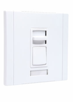 Wattstopper CDLV1603PGRY 1600VA Magnetic Low Voltage Single Pole/ 3-Way, Preset Dimmer, Wide, Gray Finish