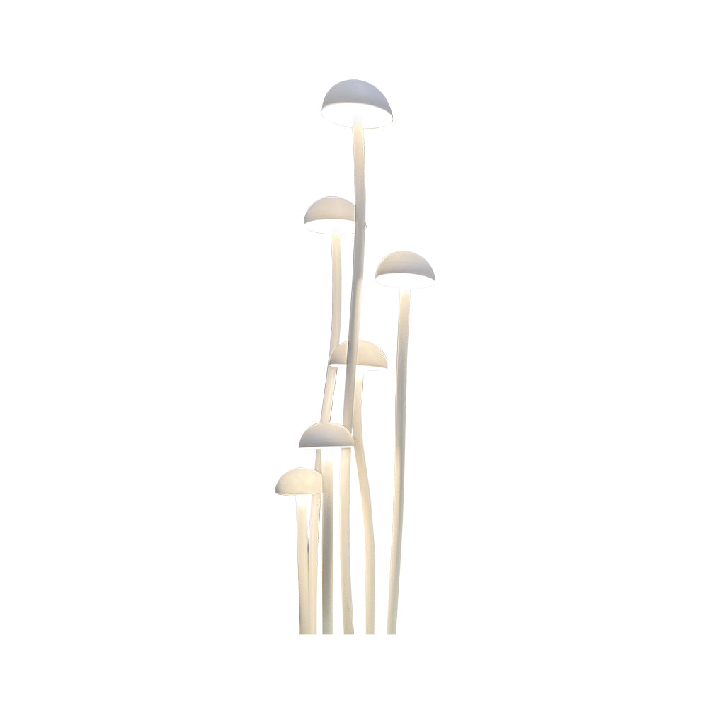 ABBA Lighting USA CDPA71-Wh Mushroom Aluminum Path Lights - CCT: 3000K - 18W - Finish: White