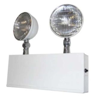 ORBIT CEL2-B-12V-50W Chicago Approved Steel Emergency Light Black Housing 12v 50w