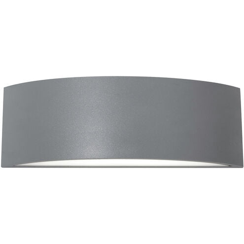 AFX Lighting CELW1207LAJUDTG Celia LED 12 inch Textured Grey Outdoor Wall Sconce Light
